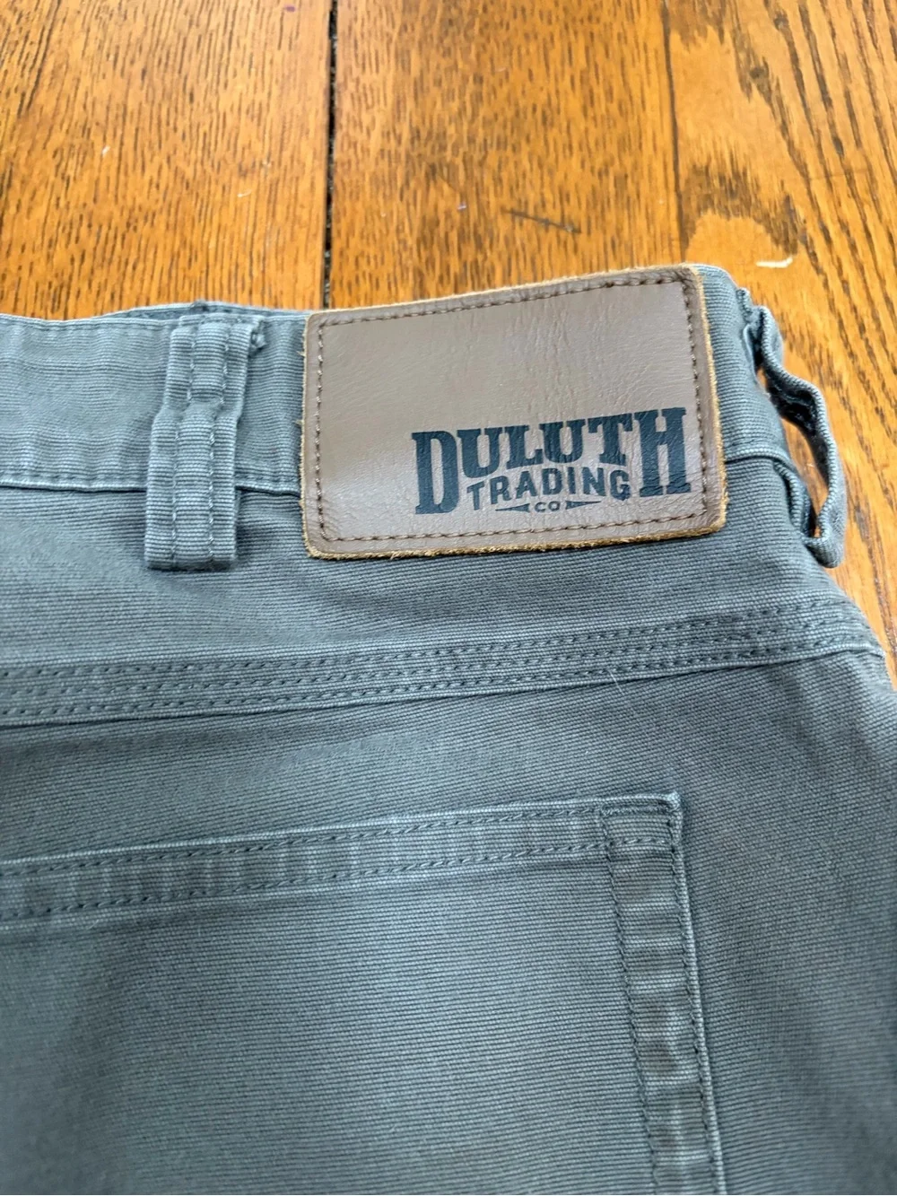 Duluth Trading Co Gunmetal Grey / Gray Men's Work Pants 36x32